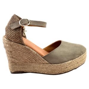 Alpargata de esparto tipo valenciana con cuña y plataforma 516253