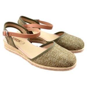 Alpargatas de esparto con cierre de hebilla 725036