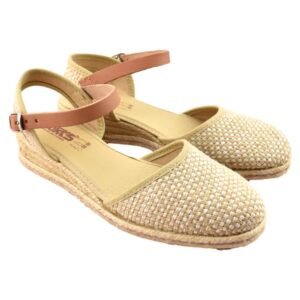 Alpargatas de esparto con cierre de hebilla 132608