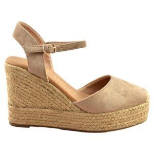 Alpargatas de esparto con cuña y plataforma 383010