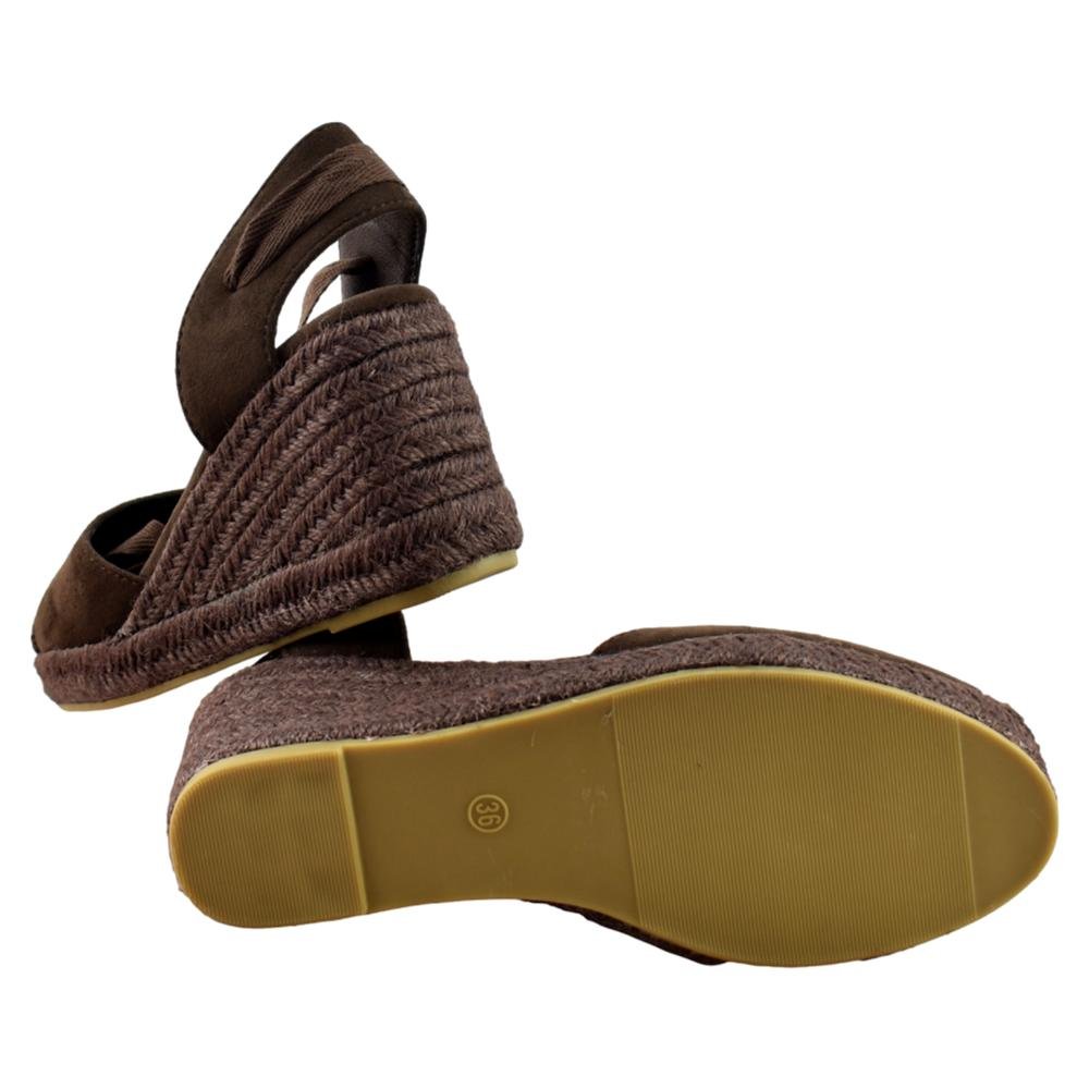 Alpargatas de cuña con cierre de cinta 421986 - Imagen 4