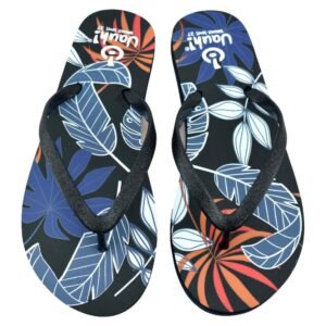 Chanclas de goma del dedo con planta estampada 880075