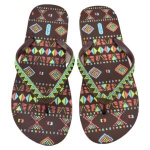 Chanclas de goma estampadas tipo esclava 801989