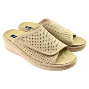 Zapatillas de casa con cuña y plantilla acolchada extraíble 250617