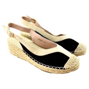 Sandalias con cuña de esparto 151429