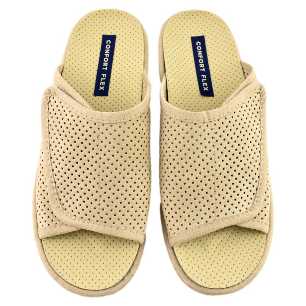 Zapatillas de casa con cuña y plantilla acolchada extraíble 250617 - Imagen 4