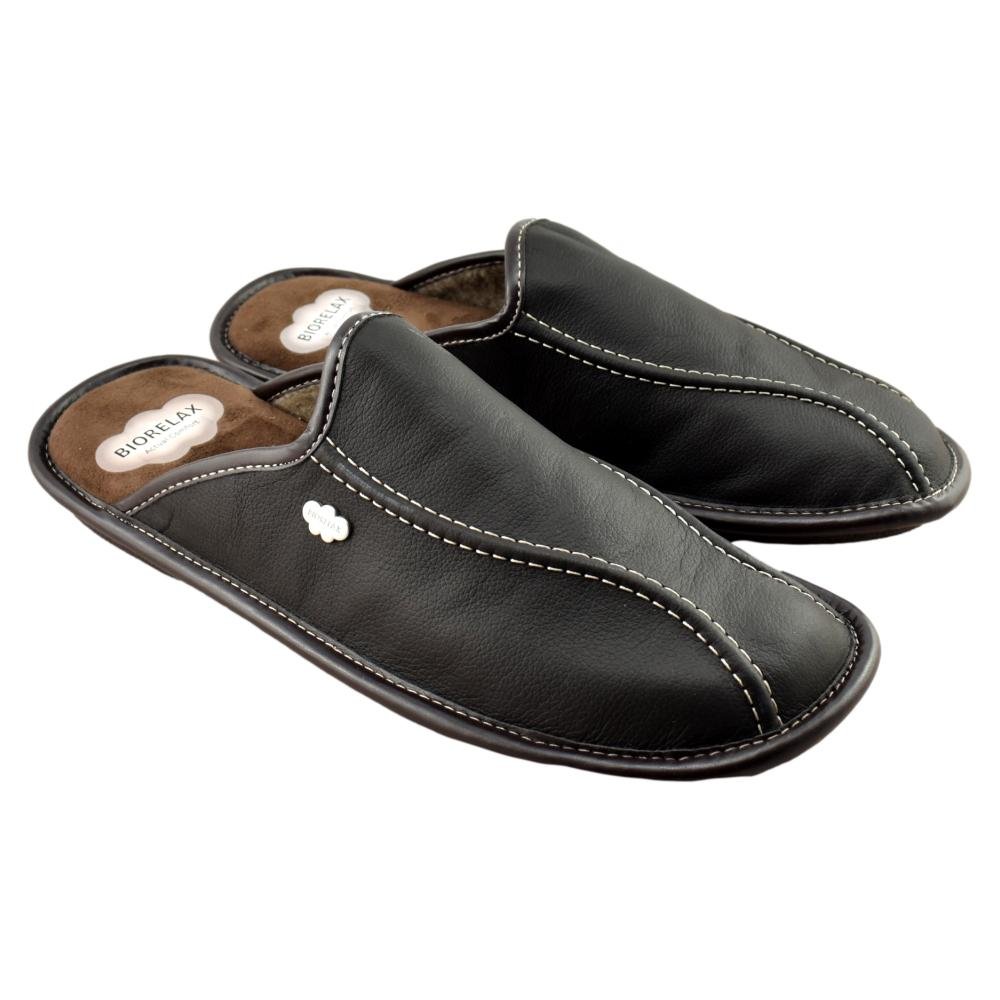 Zapatillas de casa de piel 472870 - Imagen 5