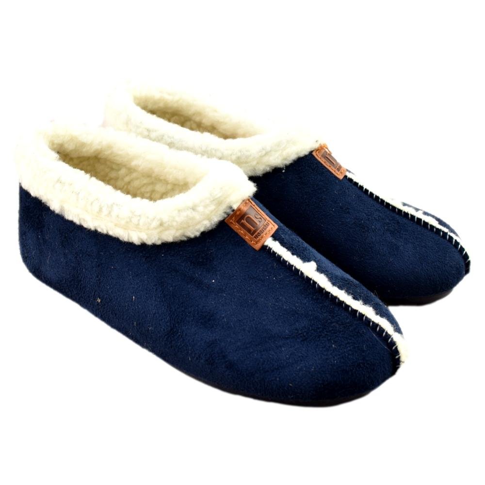 Zapatillas de casa cerradas con tejido suave y cálido 342926