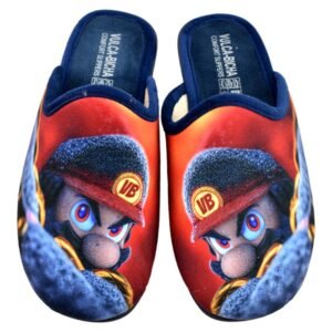 Zapatillas de casa destalonadas con tejido suave y piso flexible 977556