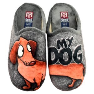 Zapatillas de casa perro salchicha 398111
