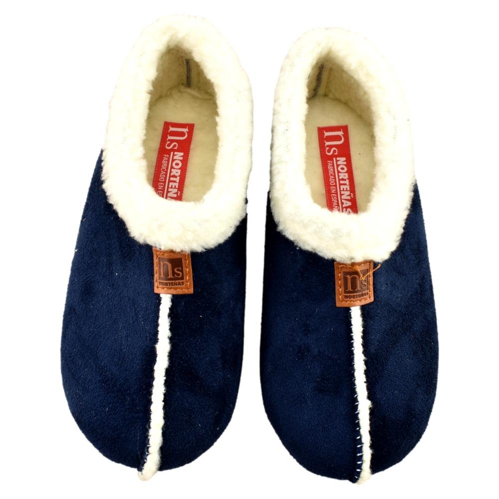 Zapatillas de casa cerradas con tejido suave y cálido 342926 - Imagen 4