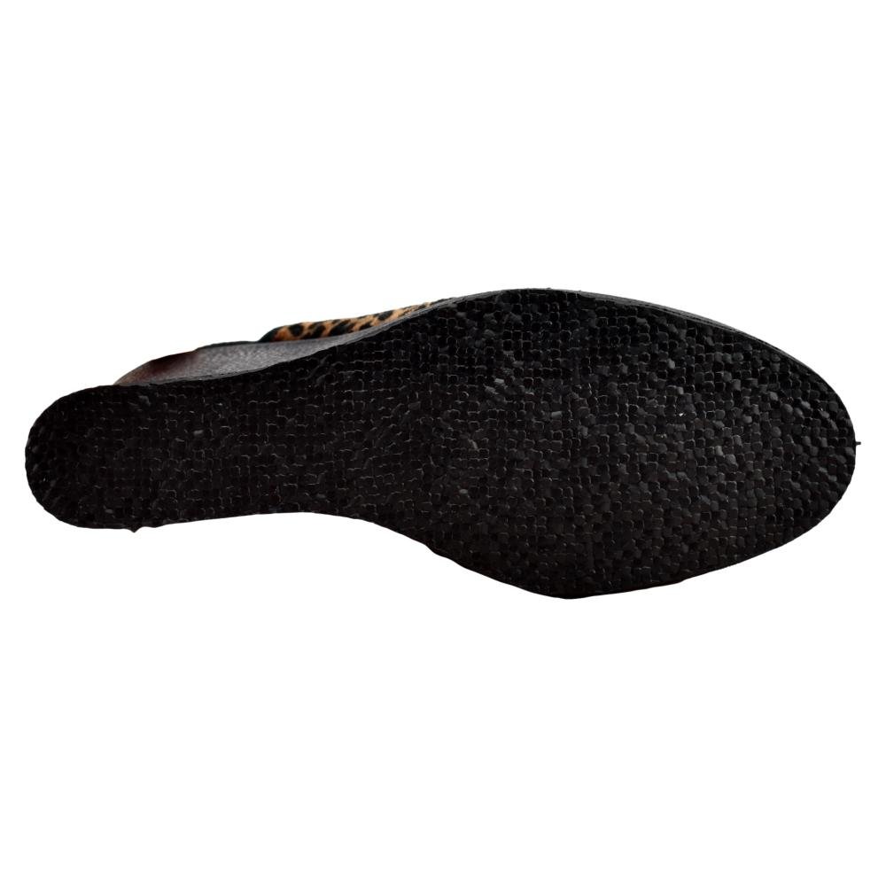 Zapatillas de casa con cuña alta animal print 587429 - Imagen 2
