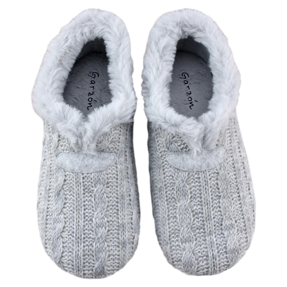 Zapatillas de casa de lana con forro de borreguillo 419512 - Imagen 4