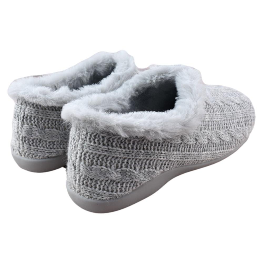 Zapatillas de casa de lana con forro de borreguillo 419512 - Imagen 3
