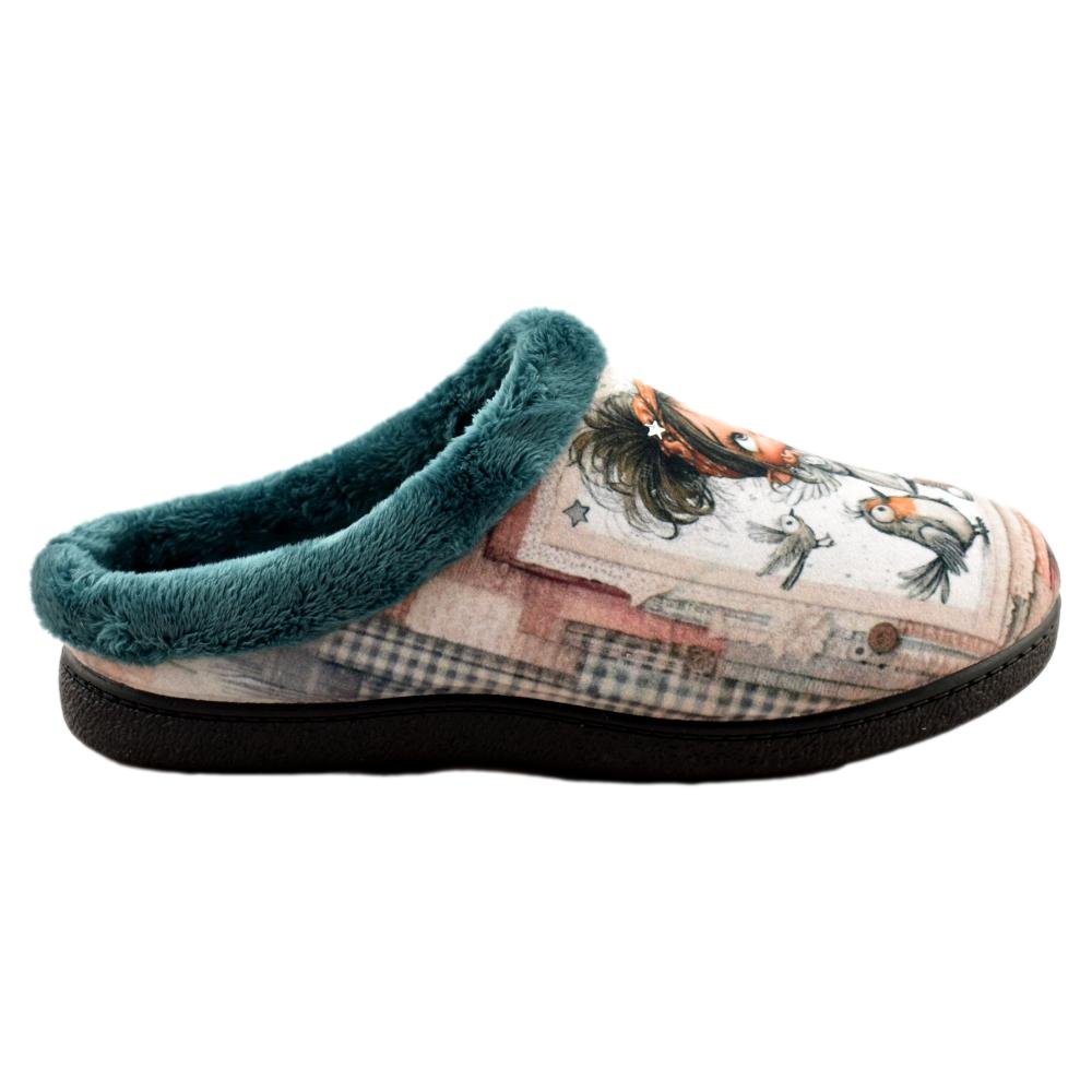 Zapatillas de casa muy cómodas con plantilla transpirable 199622 - Imagen 2